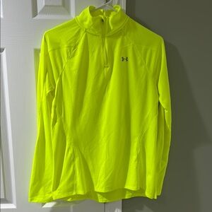 Under Armour Bright Yellow Half-Zip Pullover